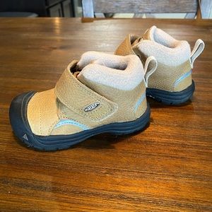 Keen Kootenay Brown Pebbled Leather Boots Toddler Boy's 6